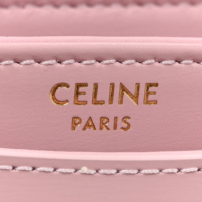 Celine Shiny Calfskin Triomphe Mini Besace Clea Light Pink 6 of 12