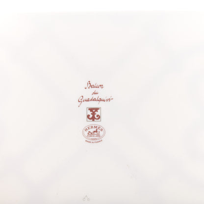 Hermes Porcelain Balcon du Guadalquivir Sushi Plate 5 of 5