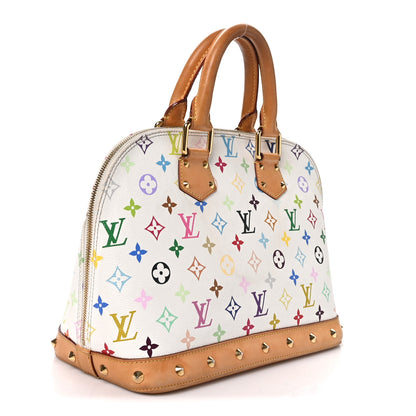 Louis Vuitton Monogram Multicolor Alma PM White 3 of 11