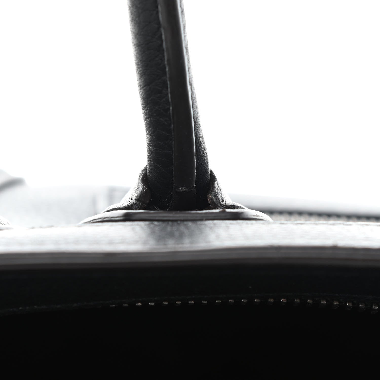 Celine Drummed Calfskin Nano Luggage Black 7 of 7