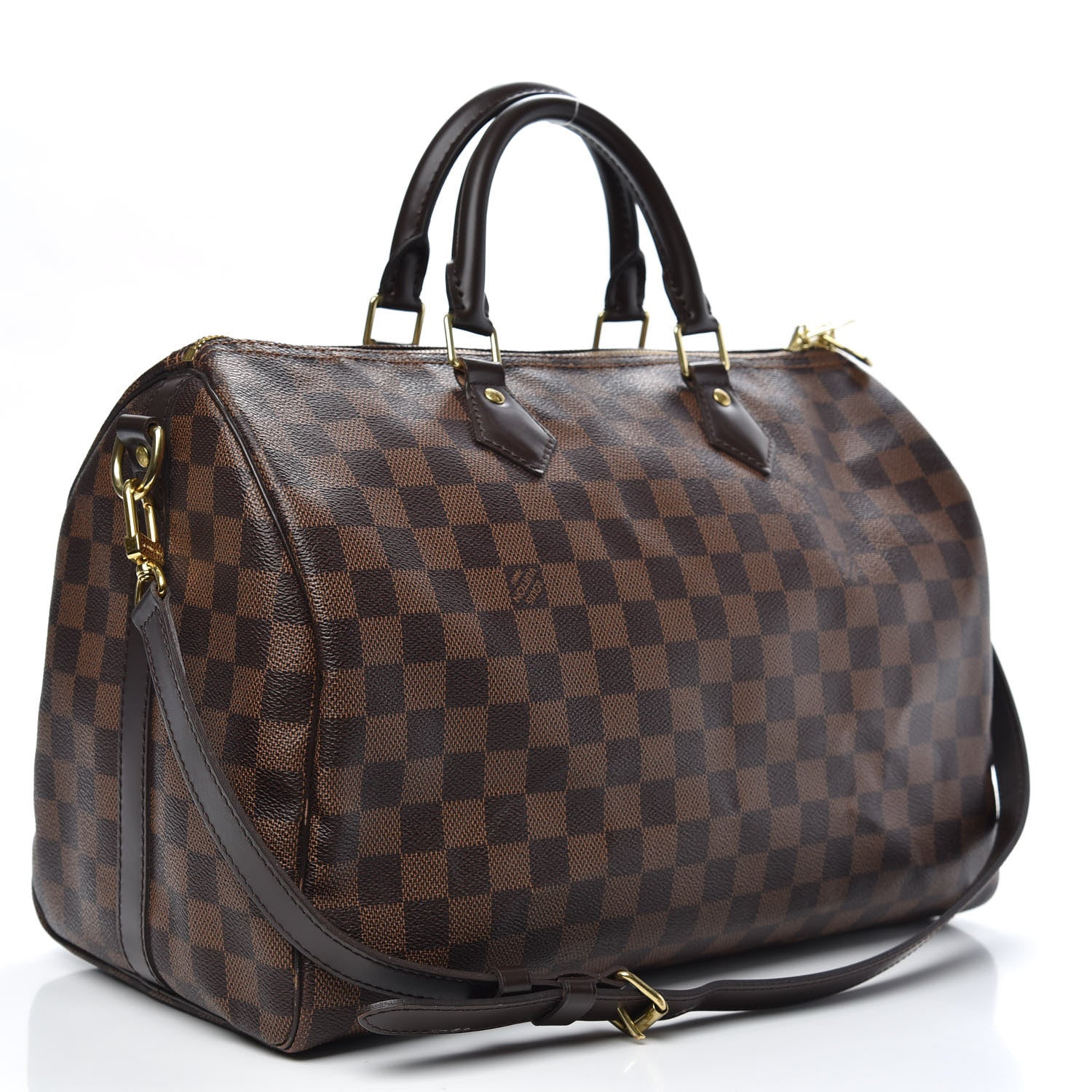 Louis Vuitton Damier Ebene Speedy Bandouliere 35 3 of 17