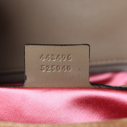 Gucci Velvet Matelasse Medium GG Marmont Shoulder Bag Taupe 6 of 11