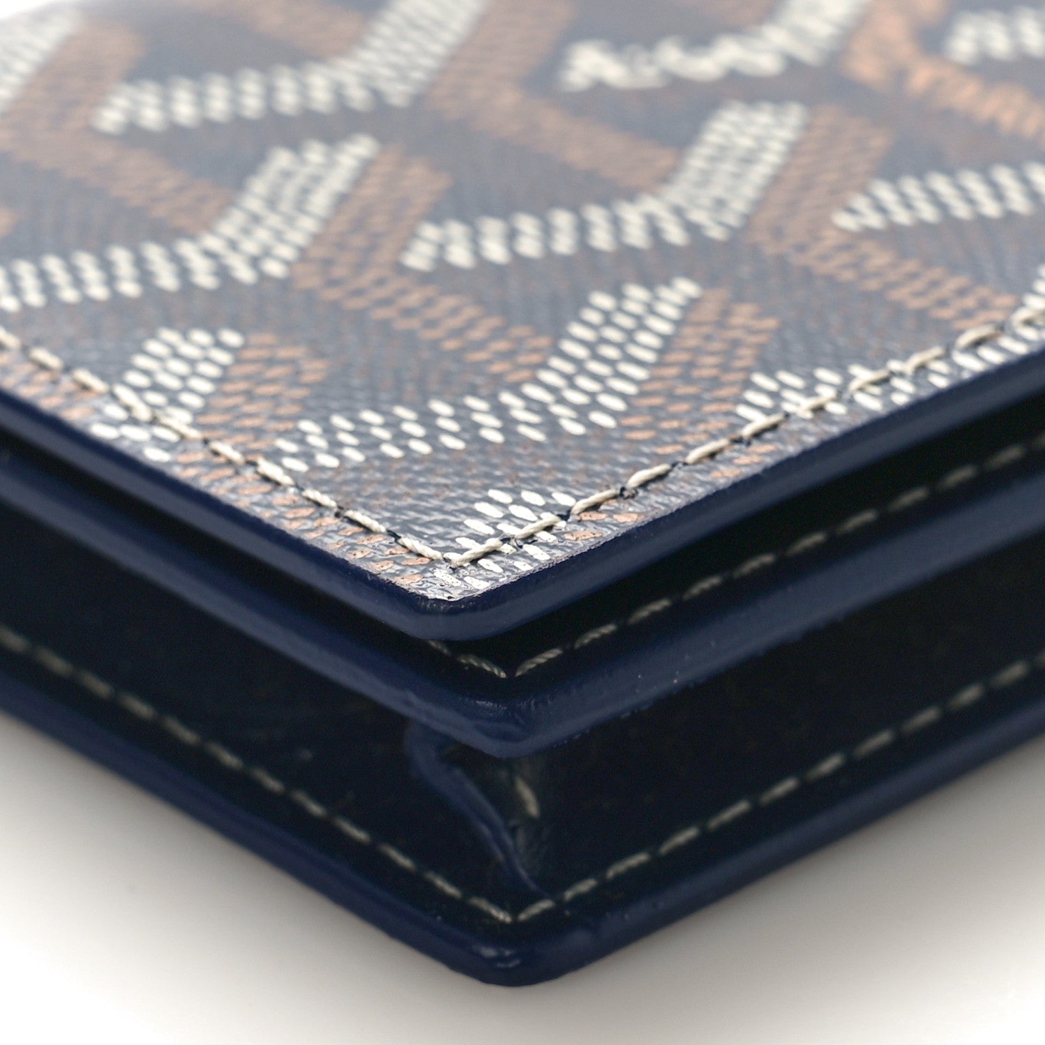 Goyard Goyardine Business Card Holder Navy 7 of 9