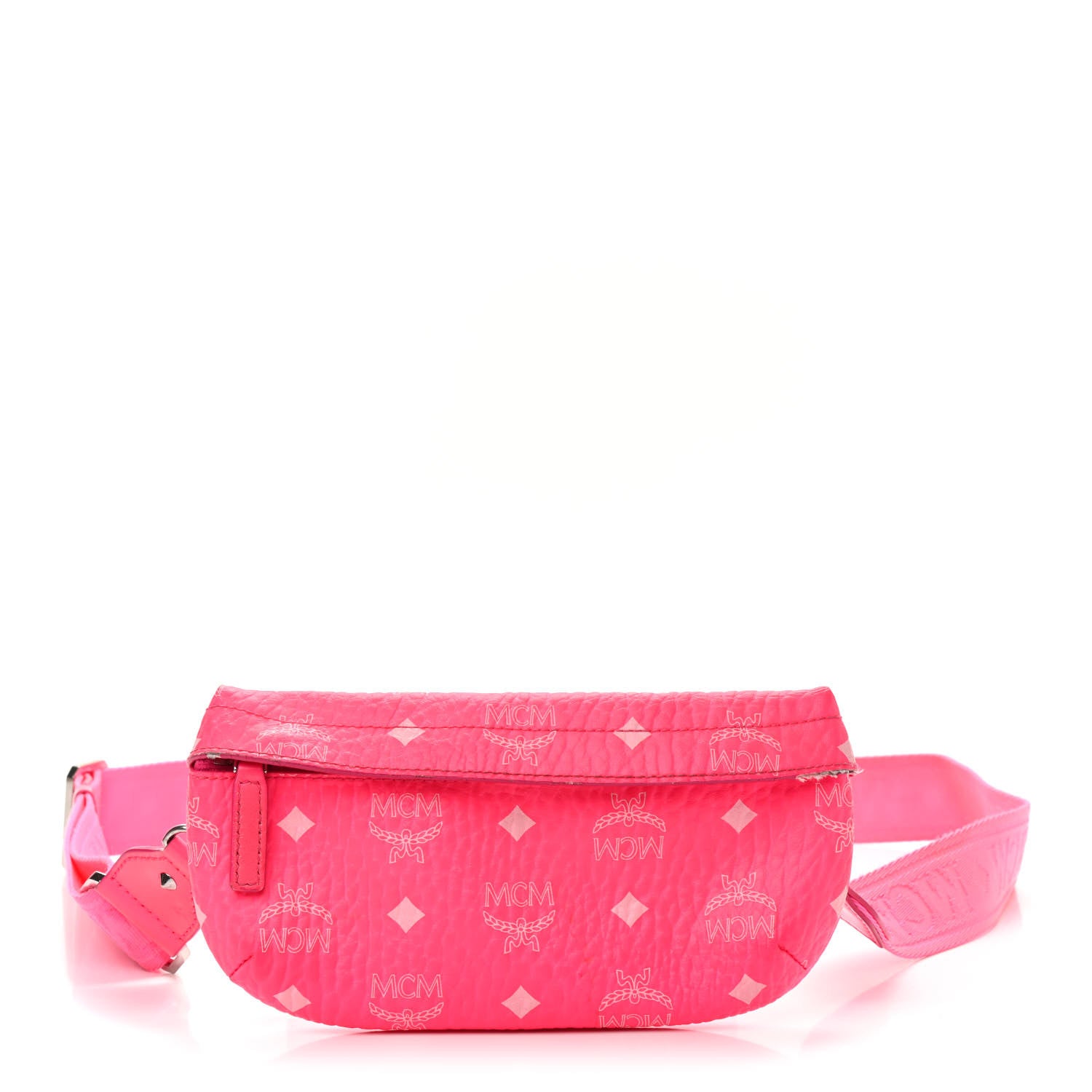 MCM Visetos Mini Crossbody Neon Pink 1 of 12