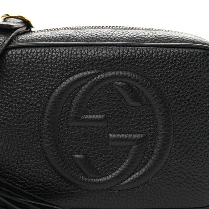 Gucci Pebbled Calfskin Mini Soho Disco Bag Black 8 of 11