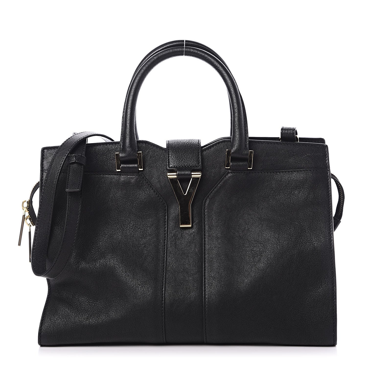 Saint Laurent Sheepskin Small Cabas ChYc Black 1 of 10