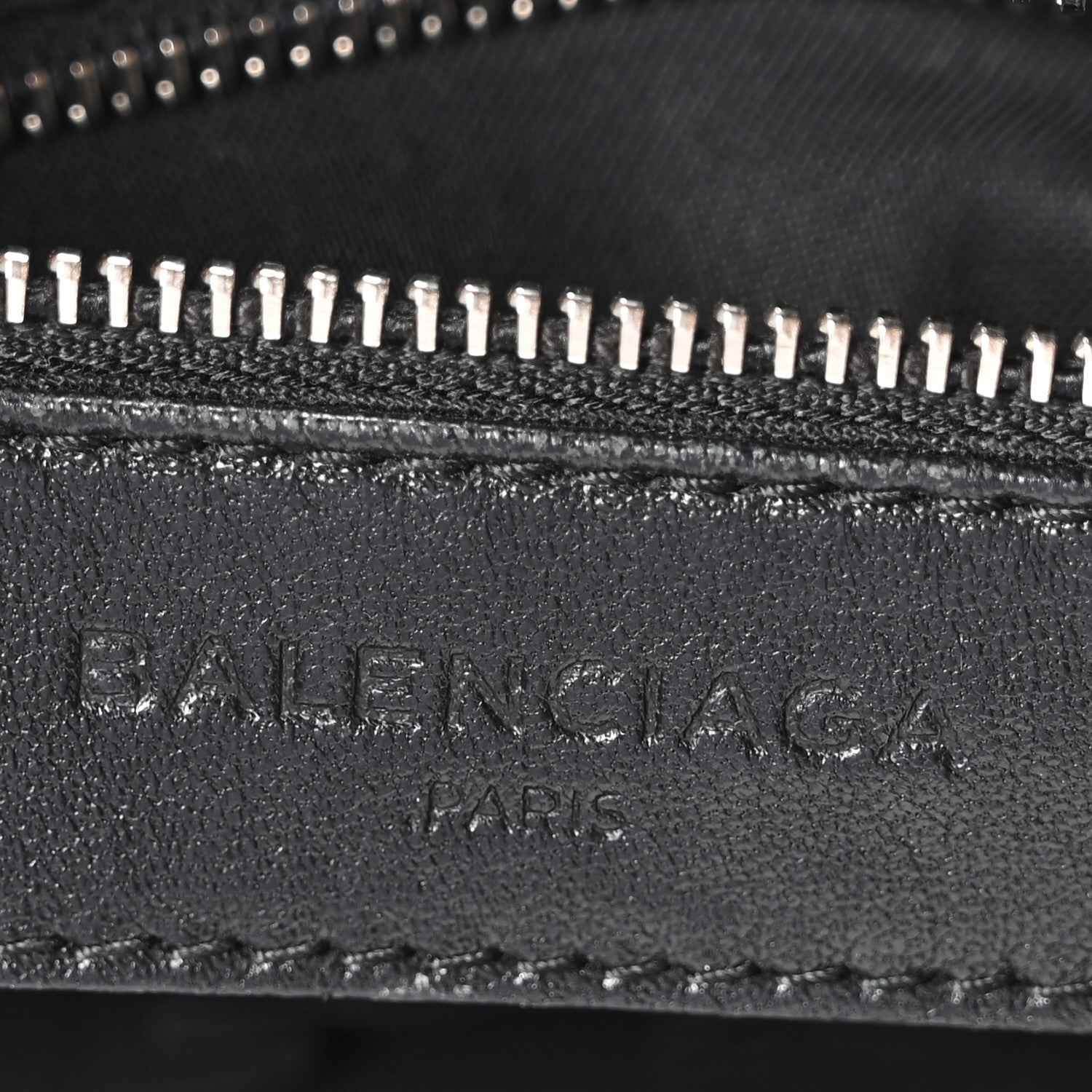 Balenciaga Chevre Silver Metallic Edge Hardware City Black 6 of 10