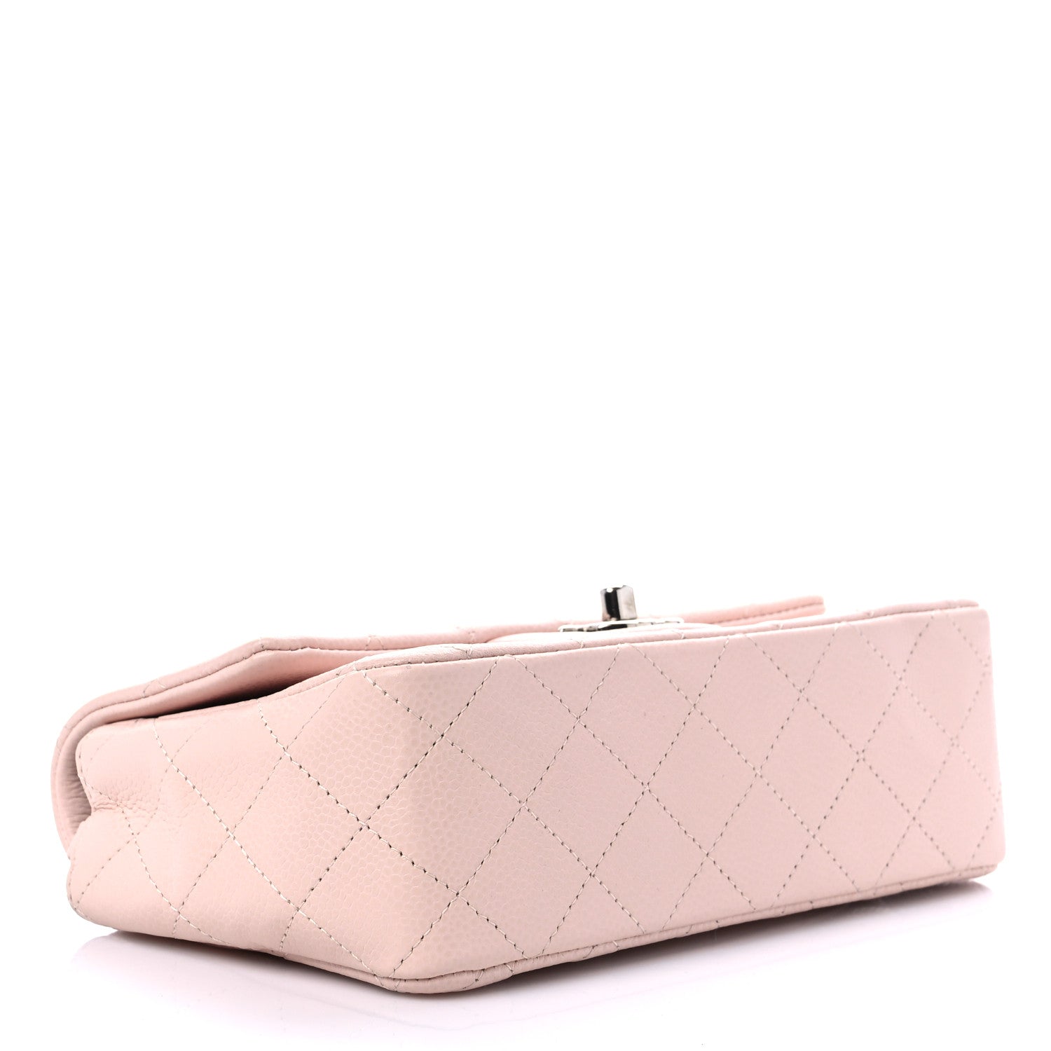 Chanel Caviar Quilted Mini Rectangular Flap Light Beige 4 of 11