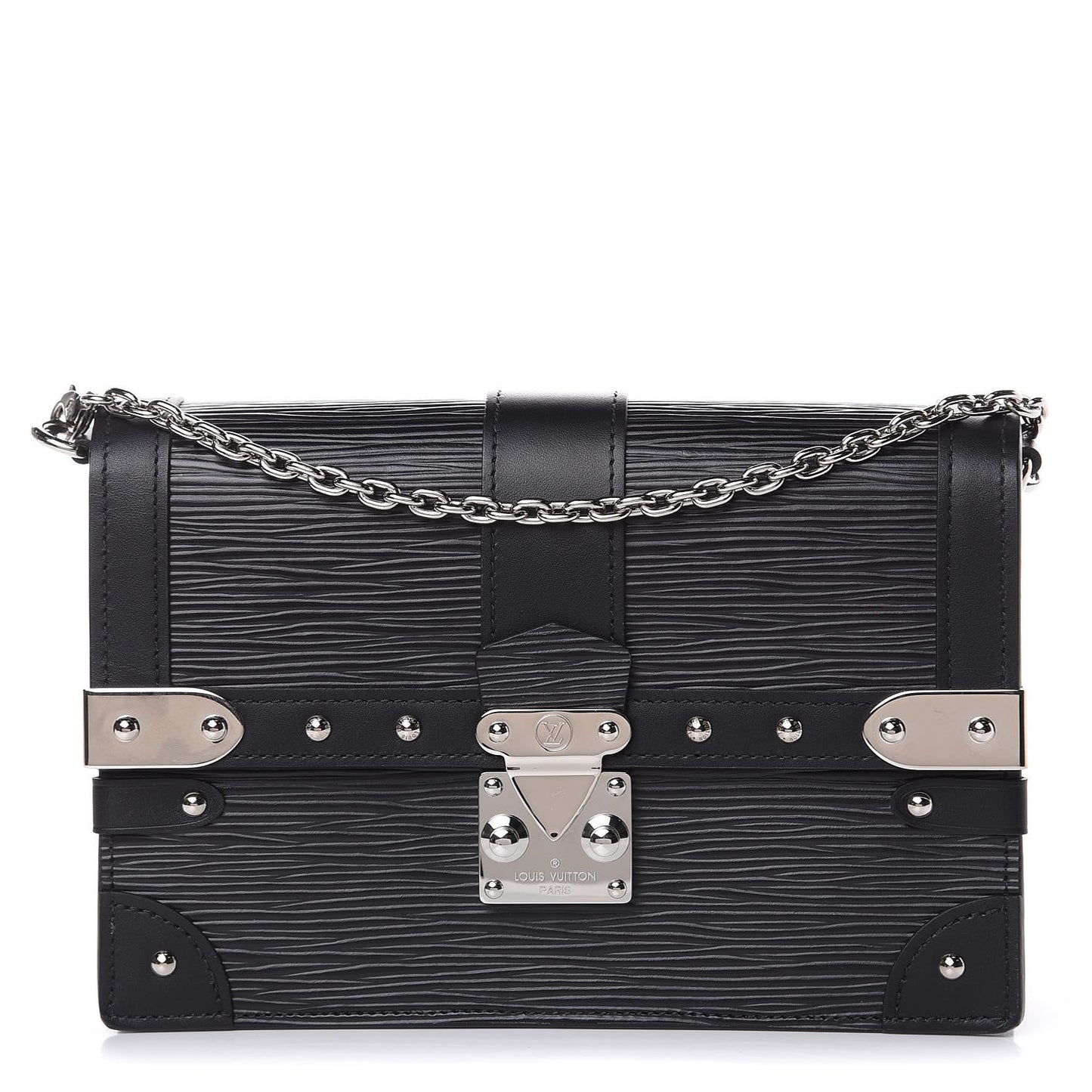 Epi Trunk Chain Wallet Black