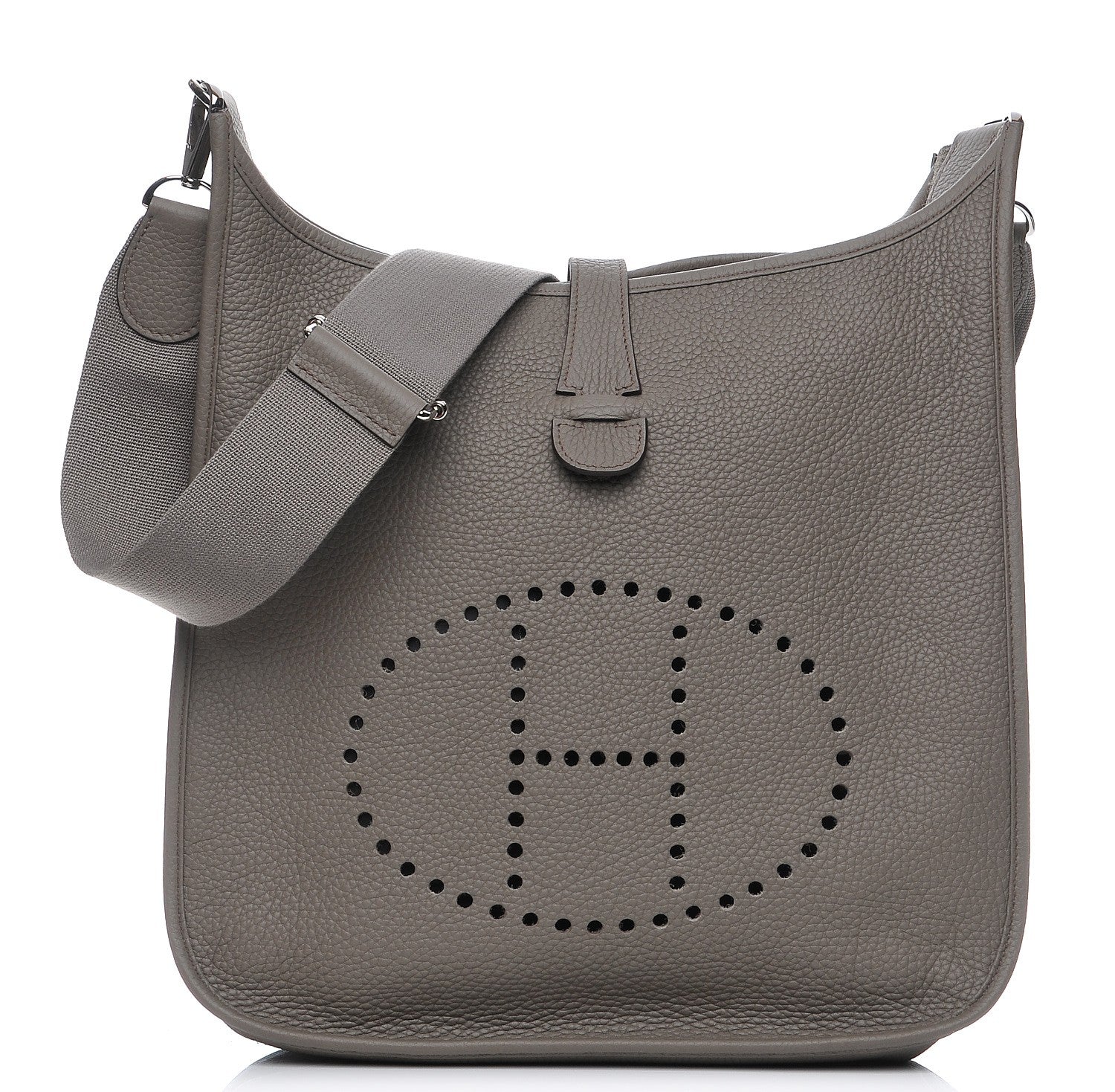 Hermes Taurillon Clemence Evelyne III GM Etain 1 of 8