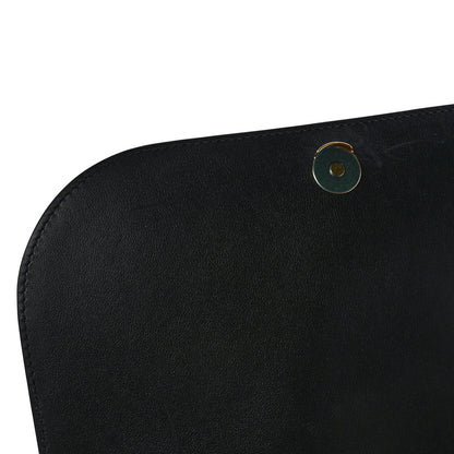 Valentino Garavani Calfskin VLogo Walk Shoulder Bag Black 9 of 9