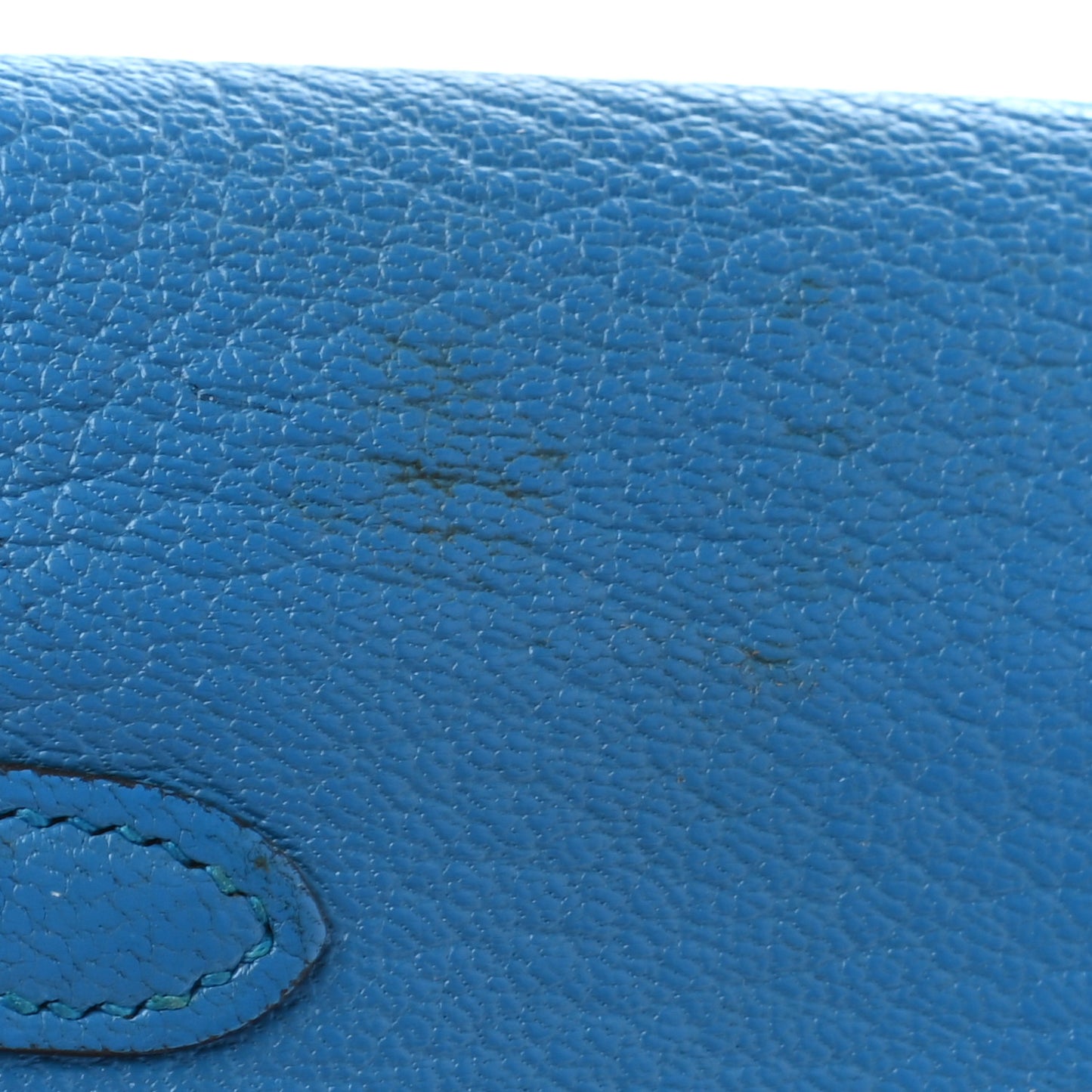 Chevre Mysore Kelly Longue Wallet Bleu Zanzibar