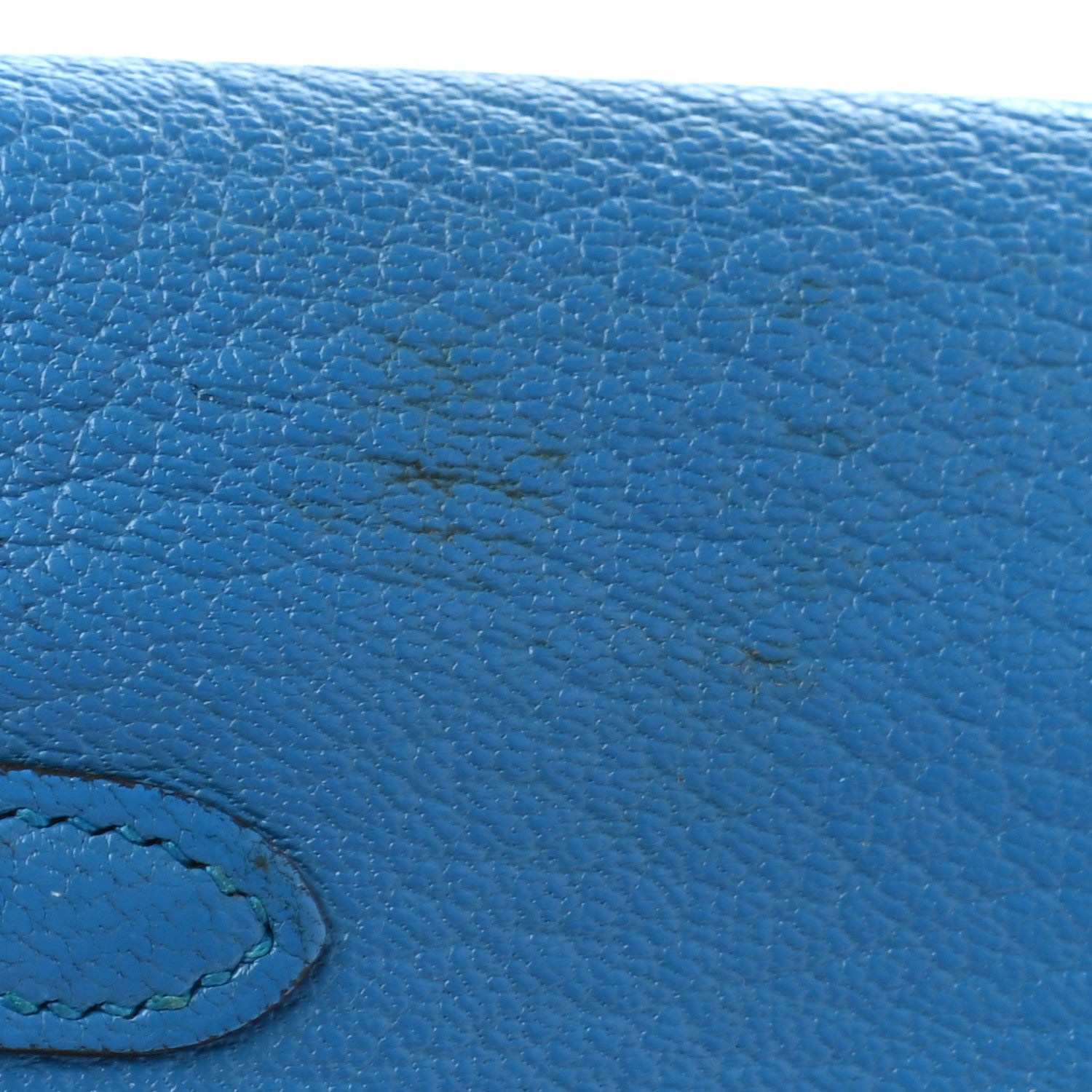 Hermes Chevre Mysore Kelly Longue Wallet Bleu Zanzibar 13 of 15