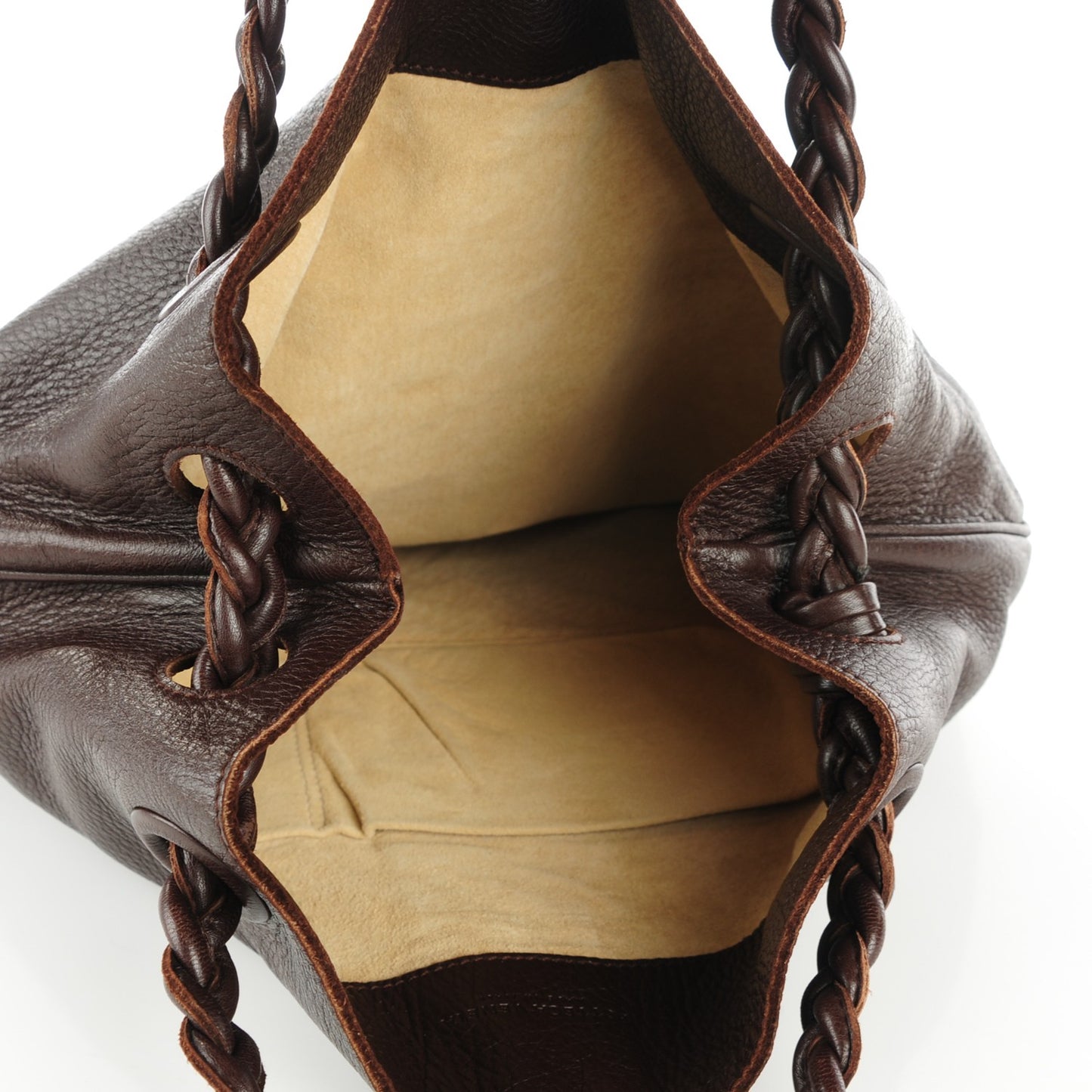 Cervo Deerskin Julie Tote Ebano