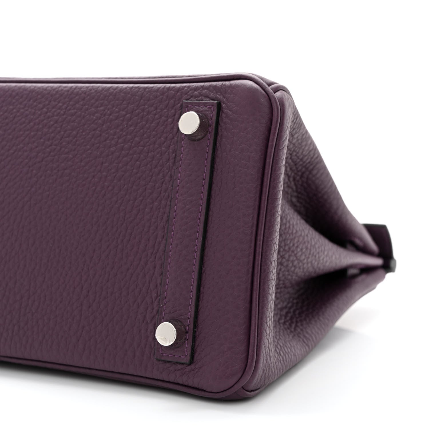 Hermes Togo Birkin 25 Cassis 11 of 12