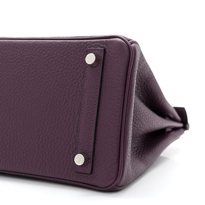 Hermes Togo Birkin 25 Cassis 11 of 12