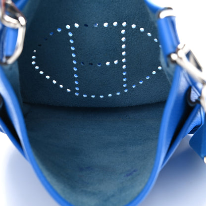 Hermes Taurillon Clemence Evelyne III PM Bleu Hydra 4 of 10