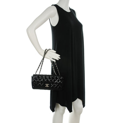 Chanel Patent Quilted East West Flap Black 2 of 8