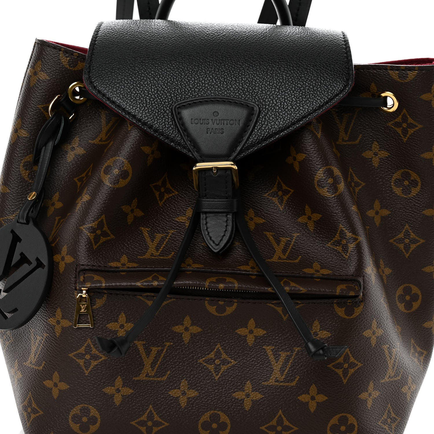 Louis Vuitton Monogram Montsouris PM Black 7 of 11