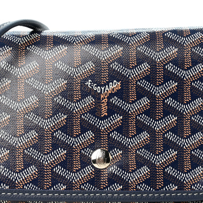 Goyard Goyardine Plumet Wallet Clutch Navy 8 of 10
