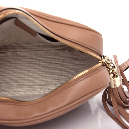 Gucci Pebbled Calfskin Small Soho Disco Bag Rose Beige 5 of 10