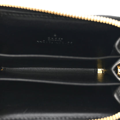 Gucci Guccissima Zip Around Card Case Black 5 of 8
