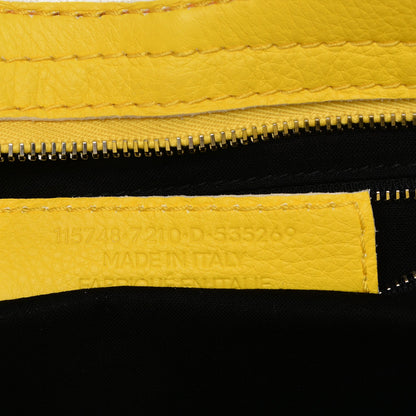 Balenciaga Supple Grained Calfskin Classic Silver Hardware Highlight City Jaune Soleil 8 of 10