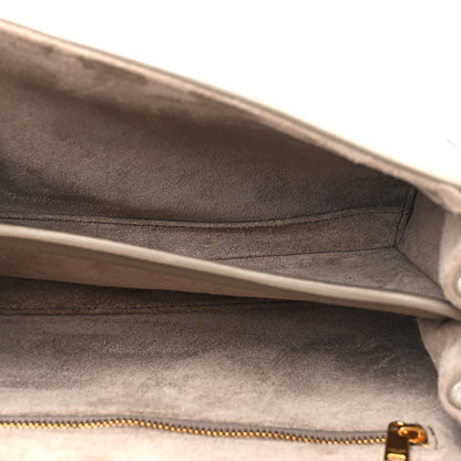 Celine Grained Calfskin Teen Soft 16 Shoulder Bag Taupe 5 of 10