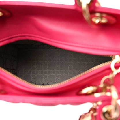 Christian Dior Lambskin Cannage Medium Lady Dior Pink 4 of 10