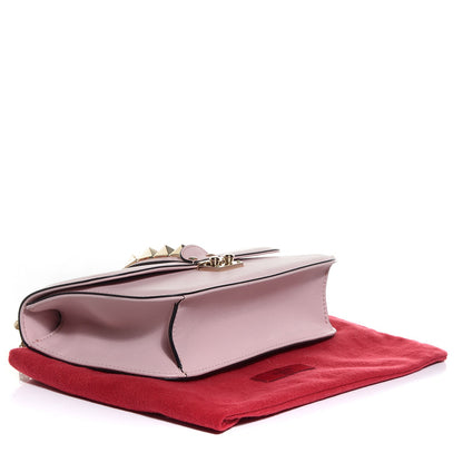 Valentino Garavani Vitello Medium Glam Lock Rockstud Flap Water Rose 3 of 8