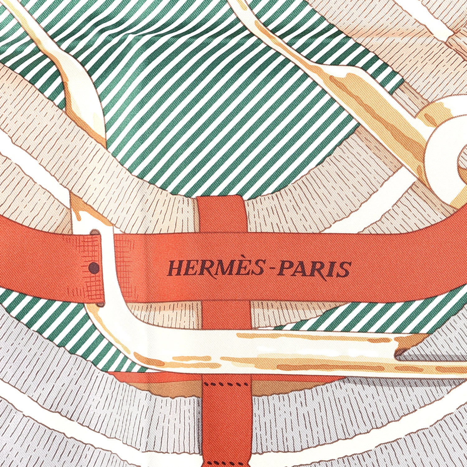 Hermes Silk Mors A Jouets Chemise Scarf 90 3 of 6