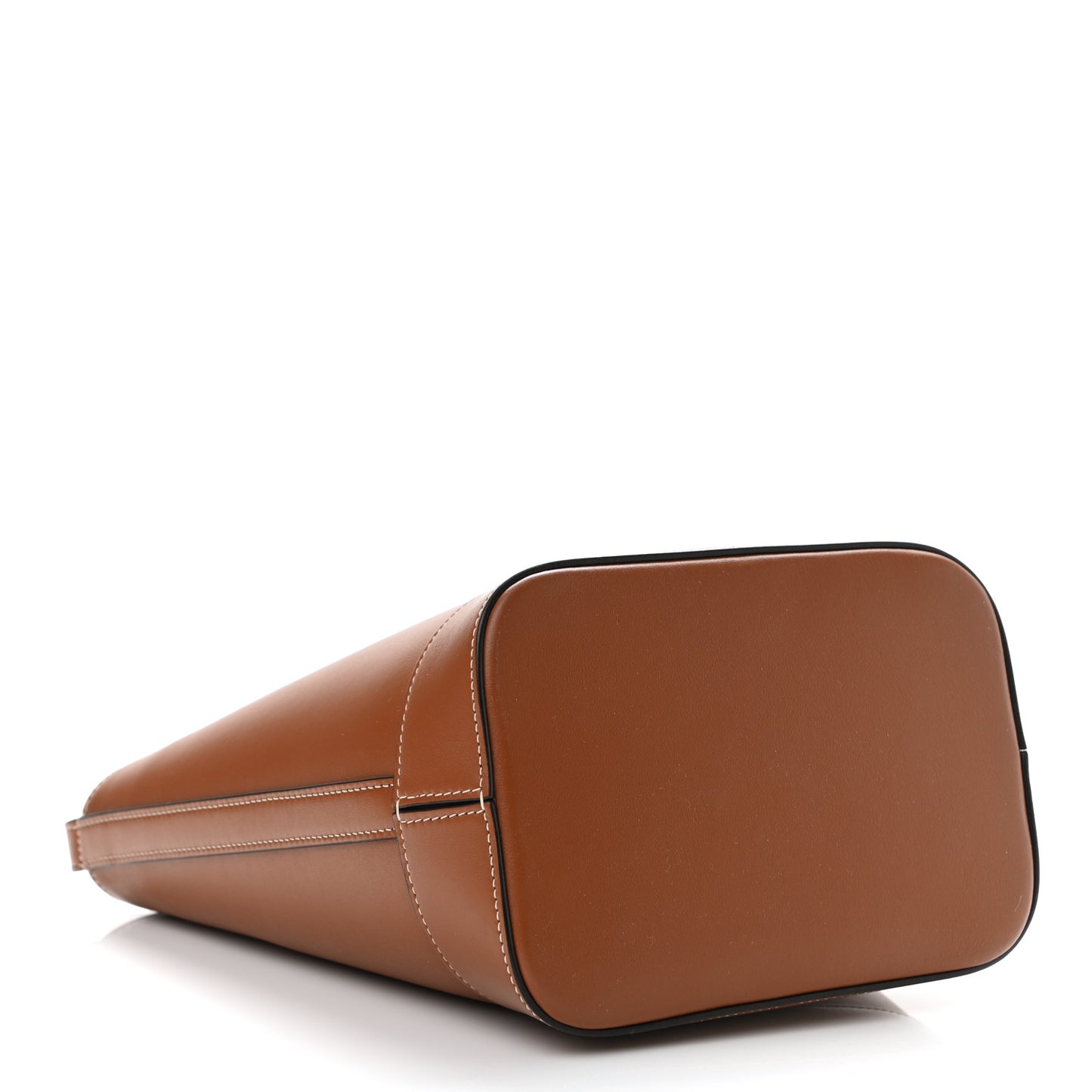 Smooth Calfskin Small Cuir Triomphe Bucket Bag Tan