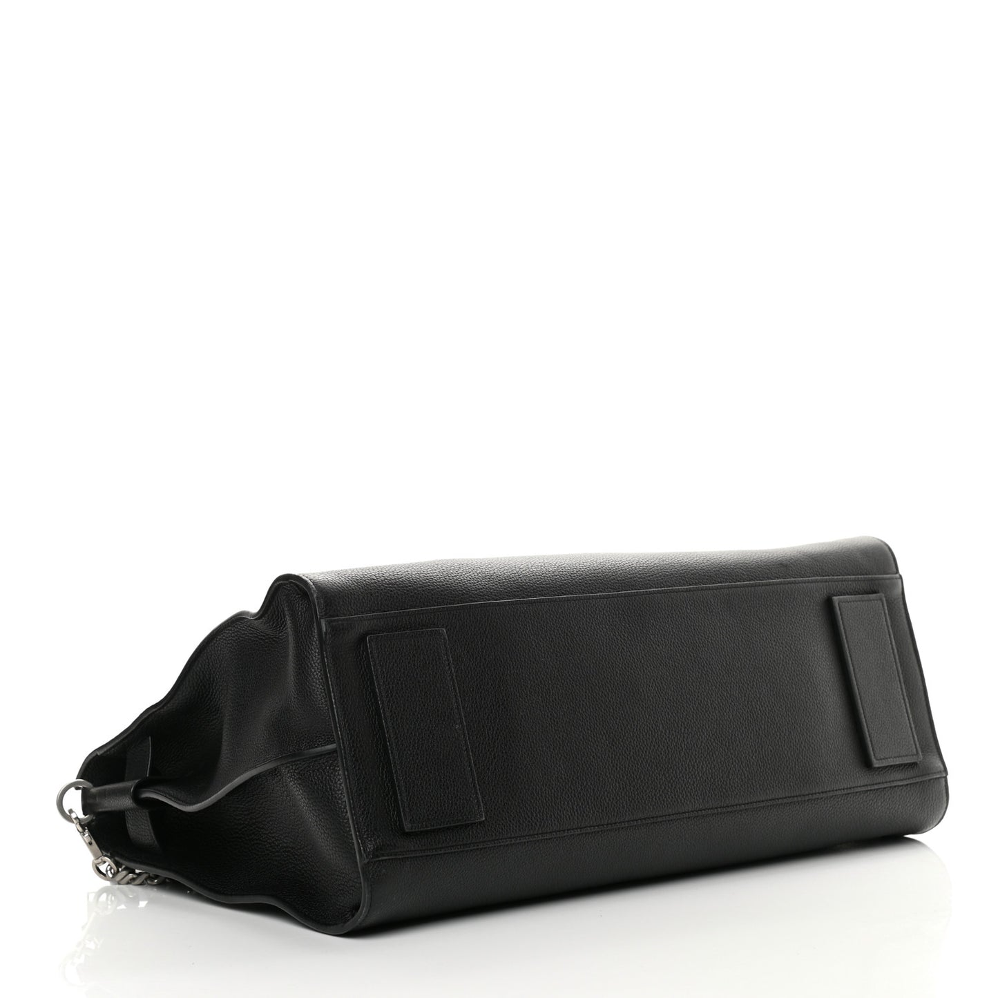 Grained Calfskin Medium Souple Sac De Jour Duffle Black