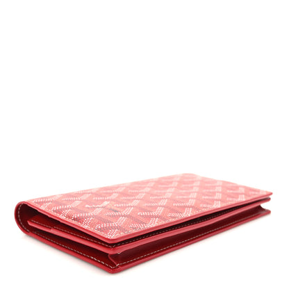 Goyard Goyardine Richelieu Wallet Red 4 of 9
