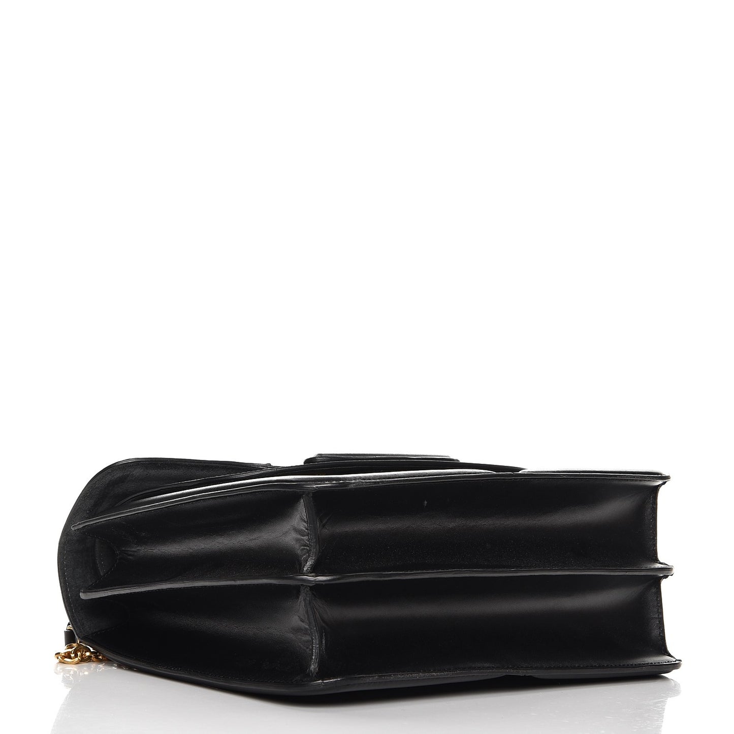 Calfskin Heroine Chain Satchel Black
