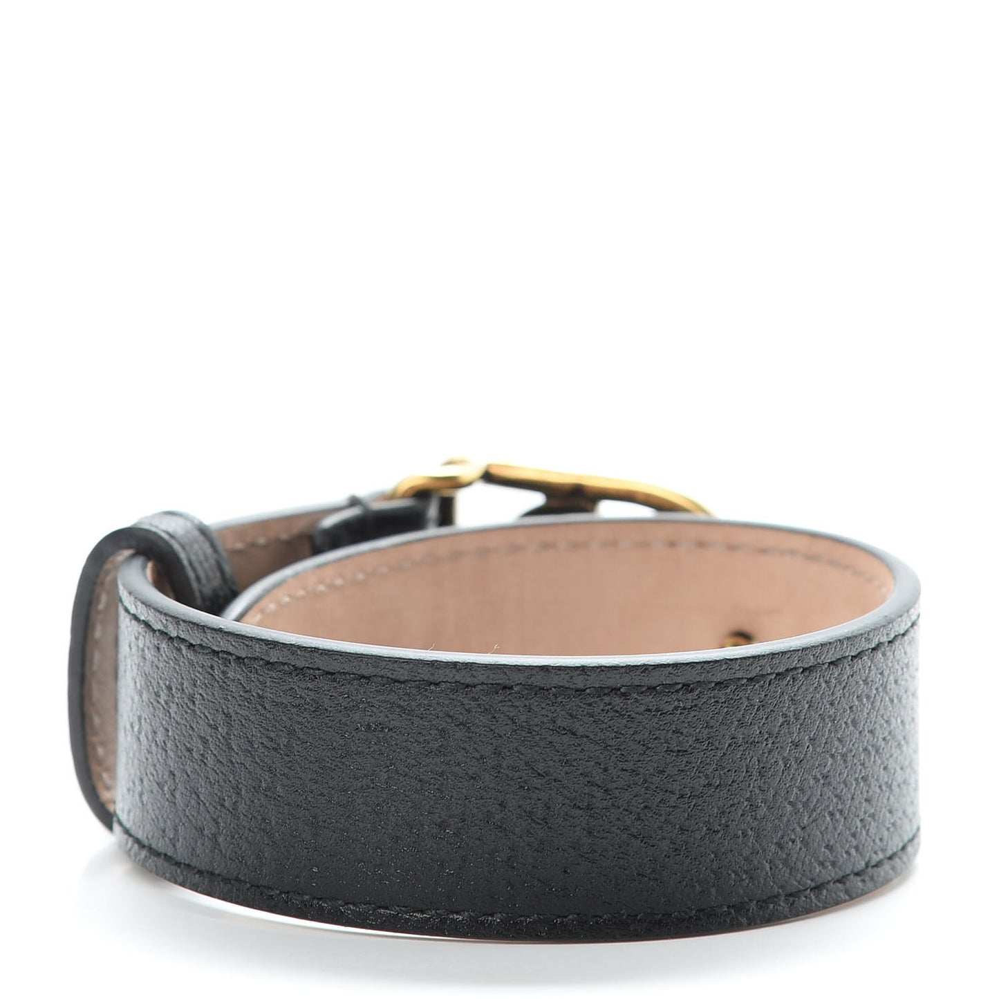 Calfskin Marmont Double G Bracelet Black