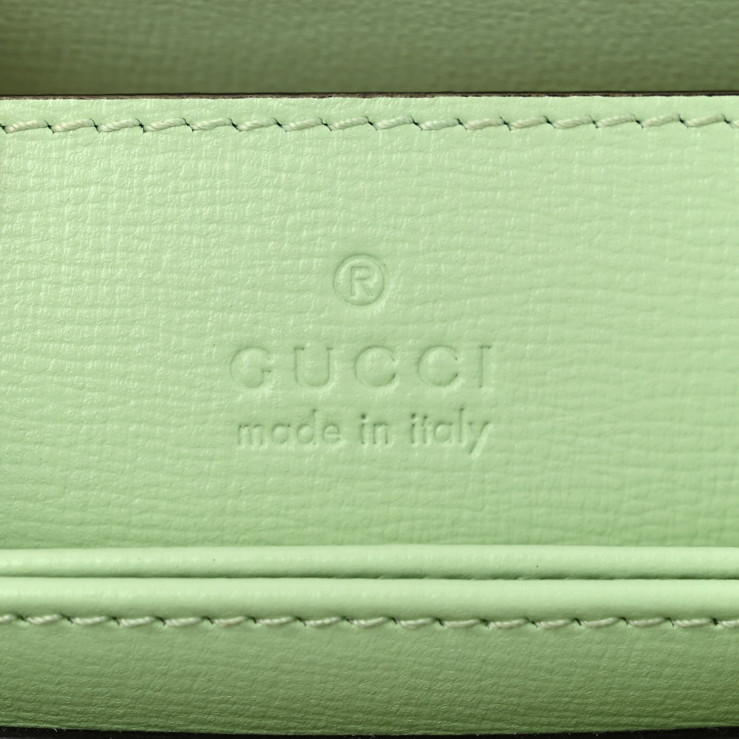 Glazed Textured Calfskin Mini Horsebit 1955 Top Handle Flap Bag Green
