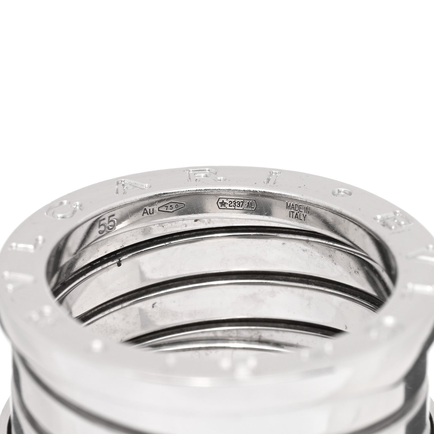 18K White Gold B.Zero1 Four-Band Ring 55 7.25