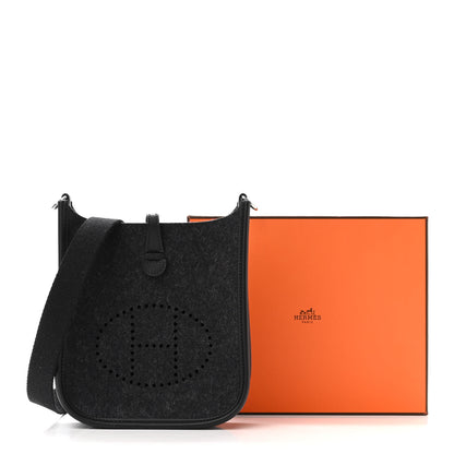 Hermes Feutre Swift Evelyne TPM Gris Moyen Black 11 of 11