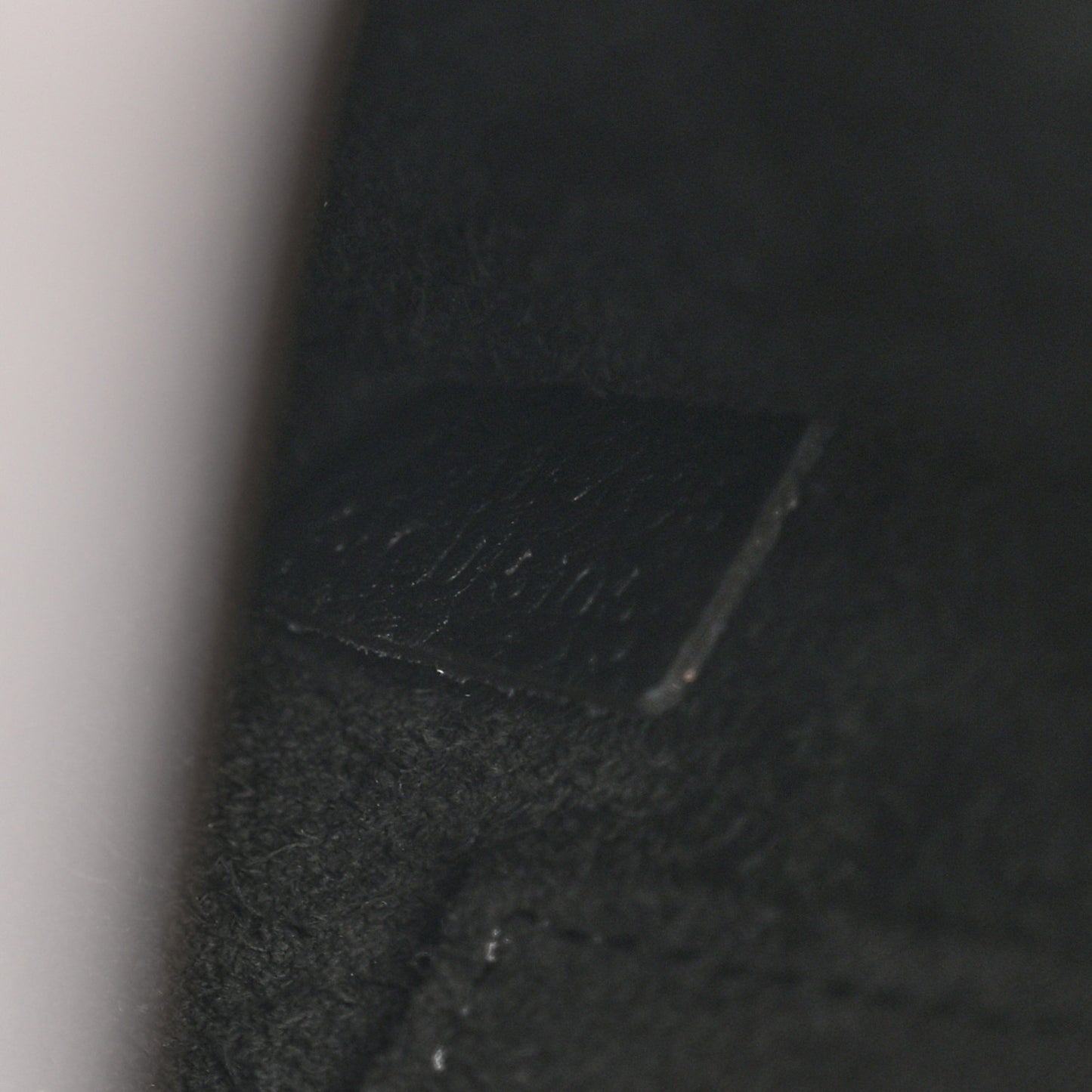 Drummed Calfskin Nano Luggage Black