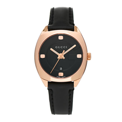 Gucci Stainless Steel Calfskin 29mm GG2570 Quartz Watch Black 1 of 4