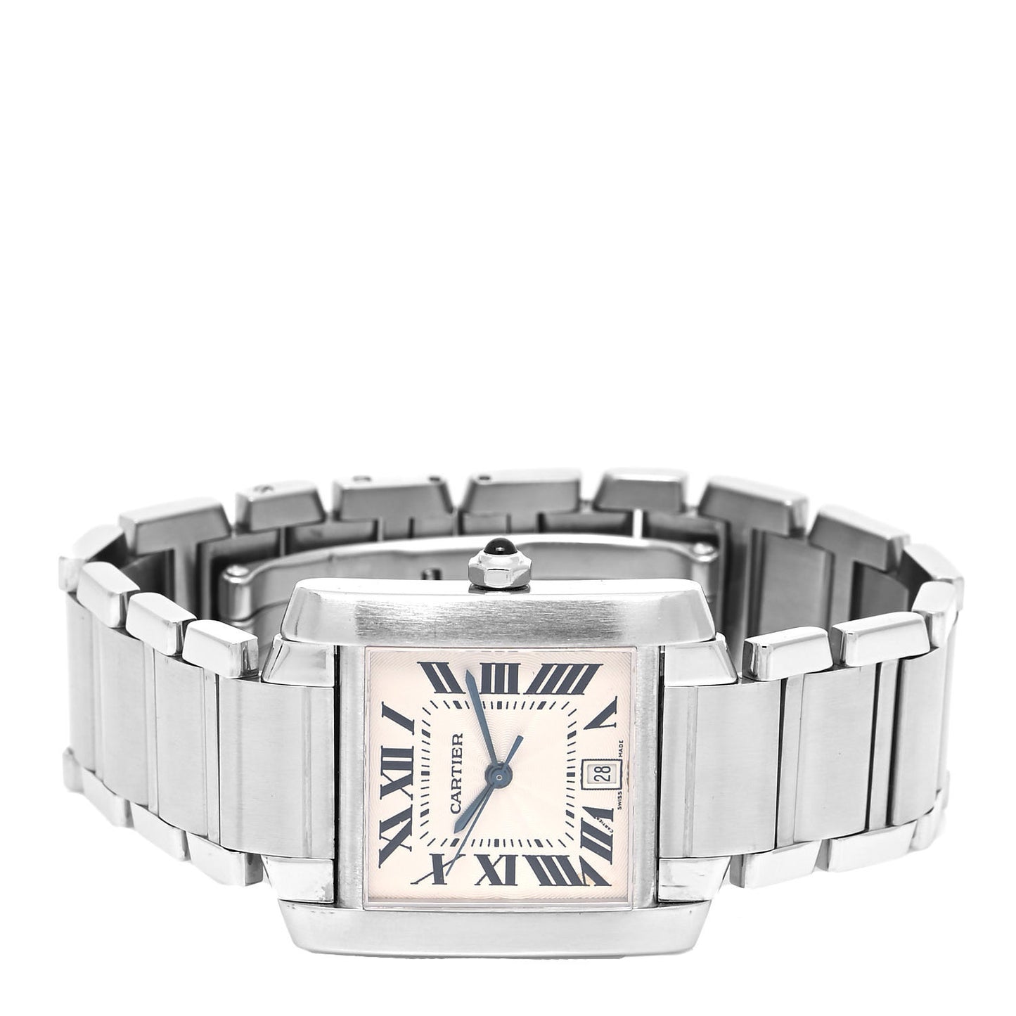 Stainless Steel 28mm Tank Francaise Automatic Watch