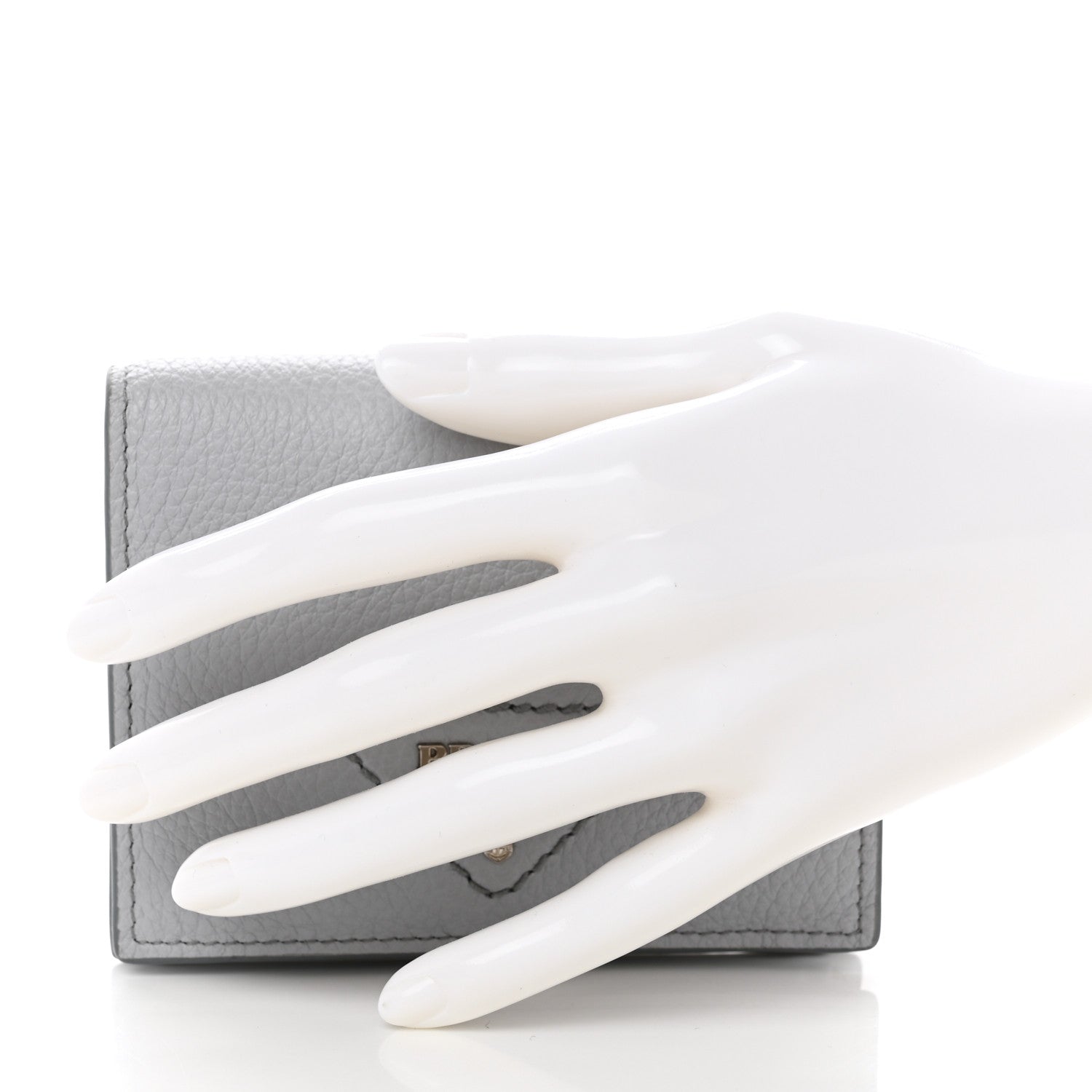 Prada Vitello Daino Small Bi-Fold Wallet Fiordaliso 2 of 7