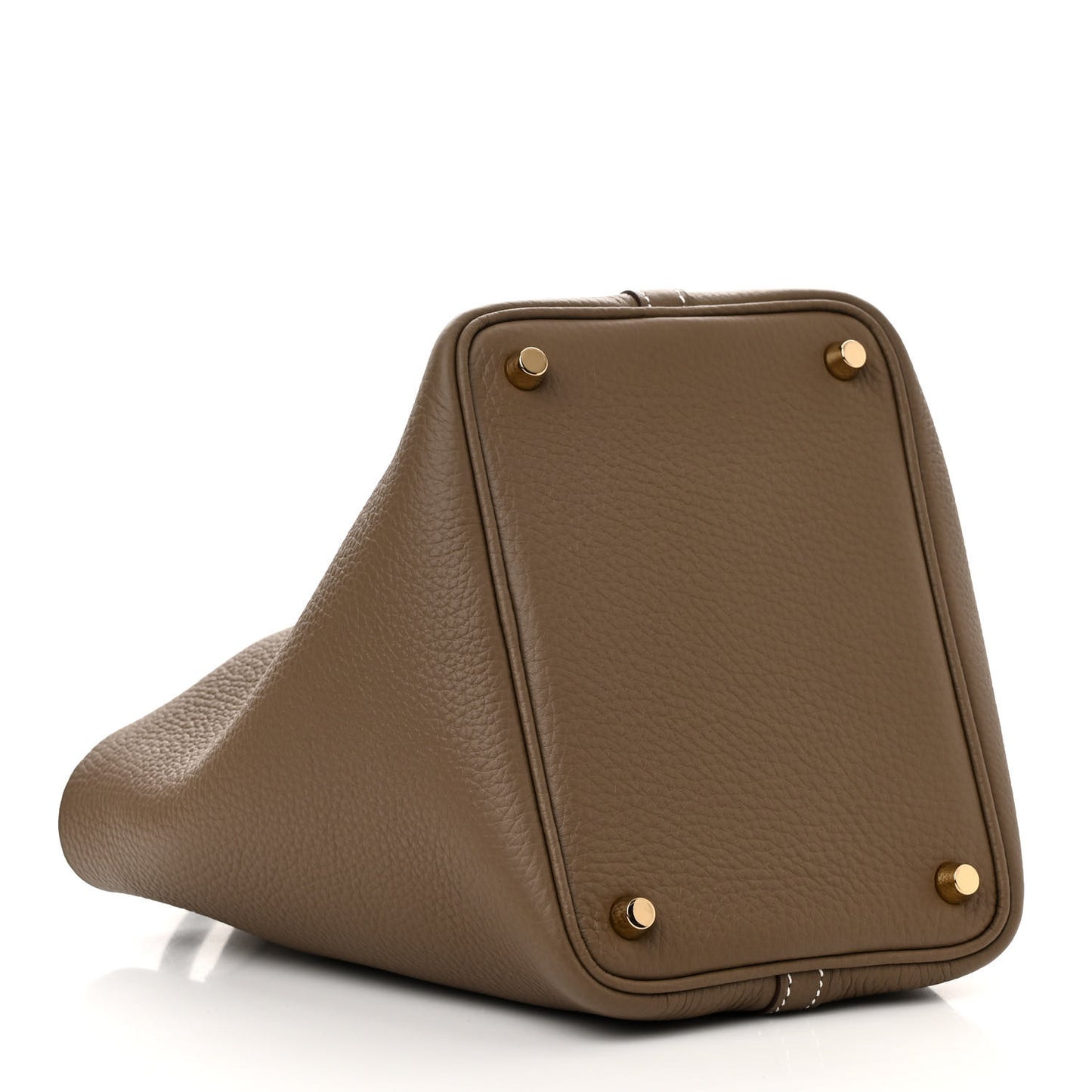 Taurillon Clemence Picotin Lock 18 PM Etoupe