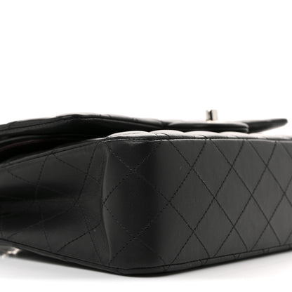 Chanel Lambskin Quilted Medium Double Flap Black 9 of 11