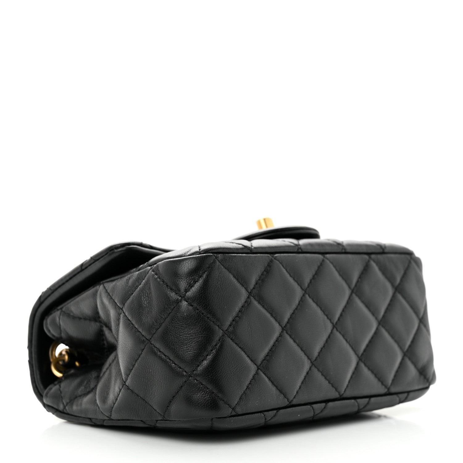 Chanel Lambskin Quilted Mini Pearl Crush Flap Black 4 of 11