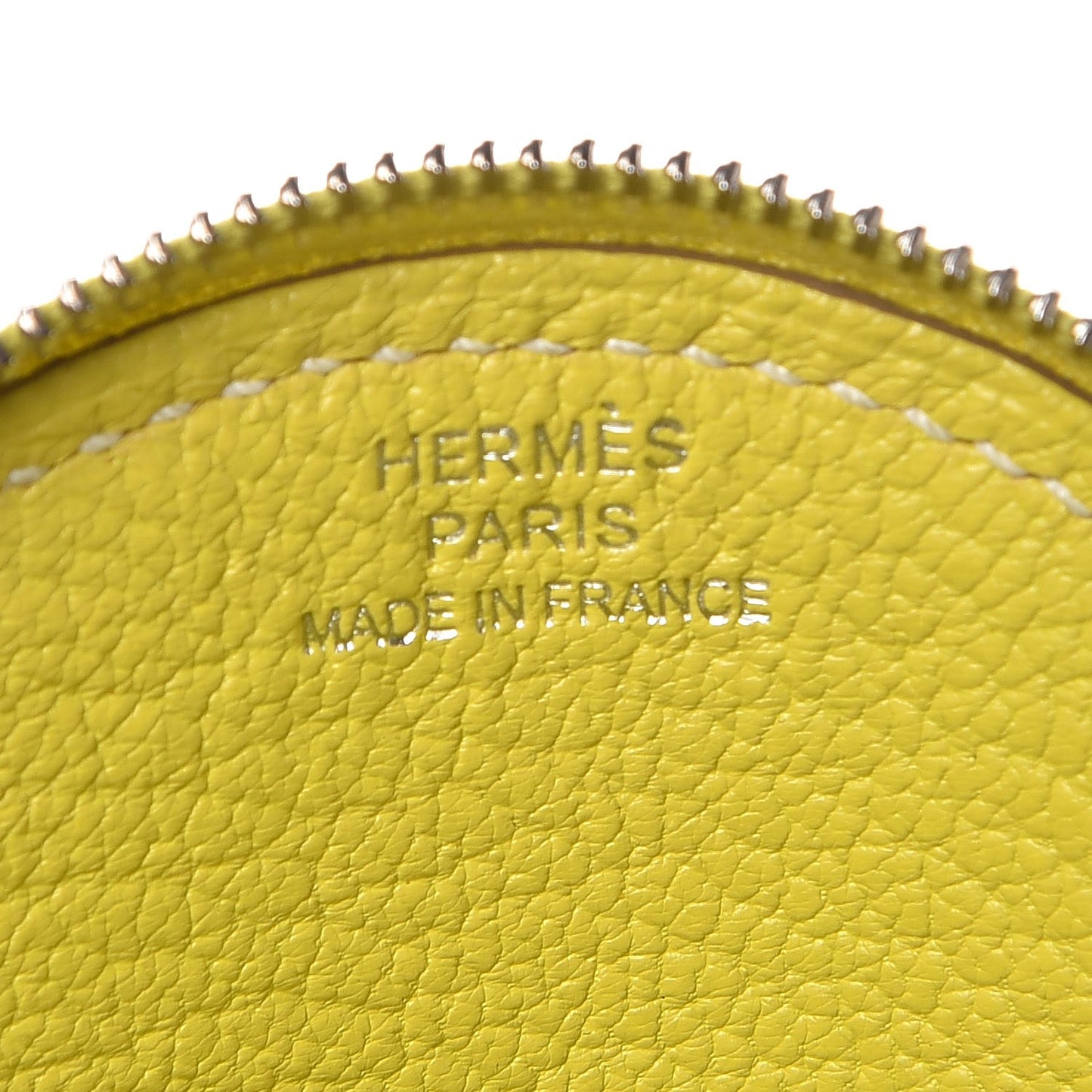 Chevre Mysore Tutti Frutti Citron Coin Purse Charm Lime