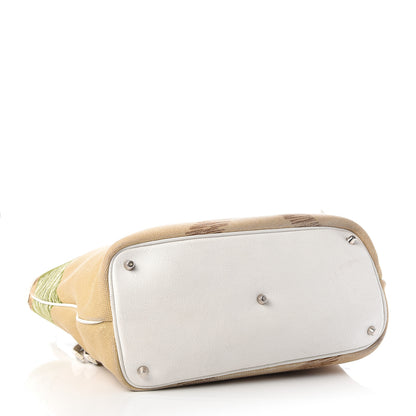 Burberry Canvas Mega Check Tote Beige 4 of 10