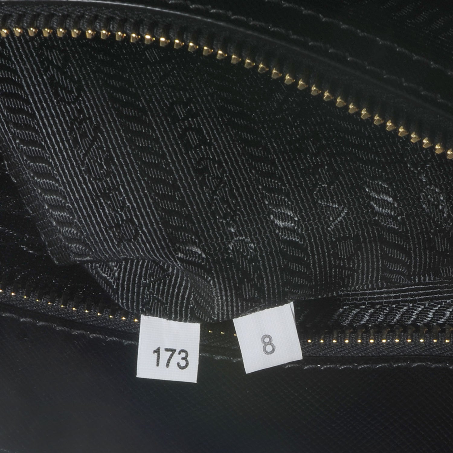 Prada Saffiano Lux Double Zip Medium Tote Nero Black 11 of 12