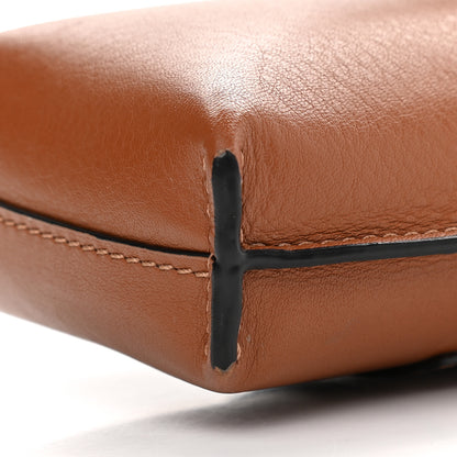 Loewe Calfskin Elephant Pouch Crossbody Bag Tan 9 of 9